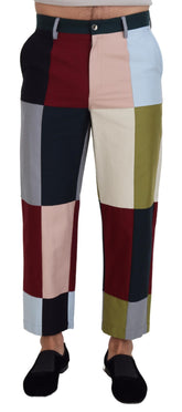 Dolce & Gabbana Multicolor Cotton Patchwork Pants -   -  Dolce & Gabbana.
